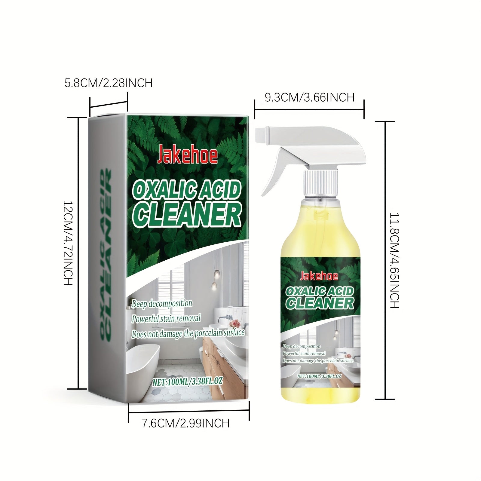 Remove Rust, Yellow Rings & Hard Water Stains in Minutes