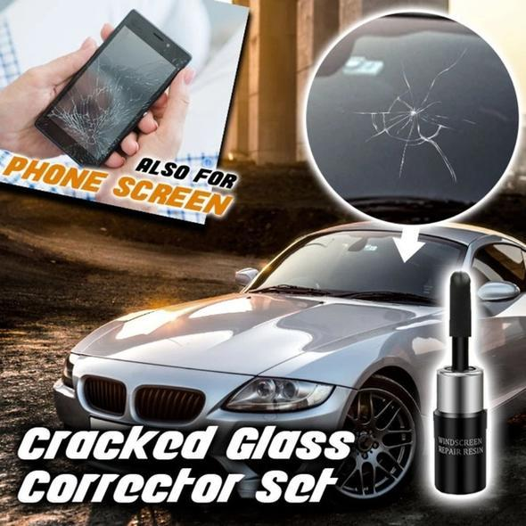 Magic Glass Repair Fluid Kit — Fix Chips & Cracks Instantly (62% OFF Today Only!)
