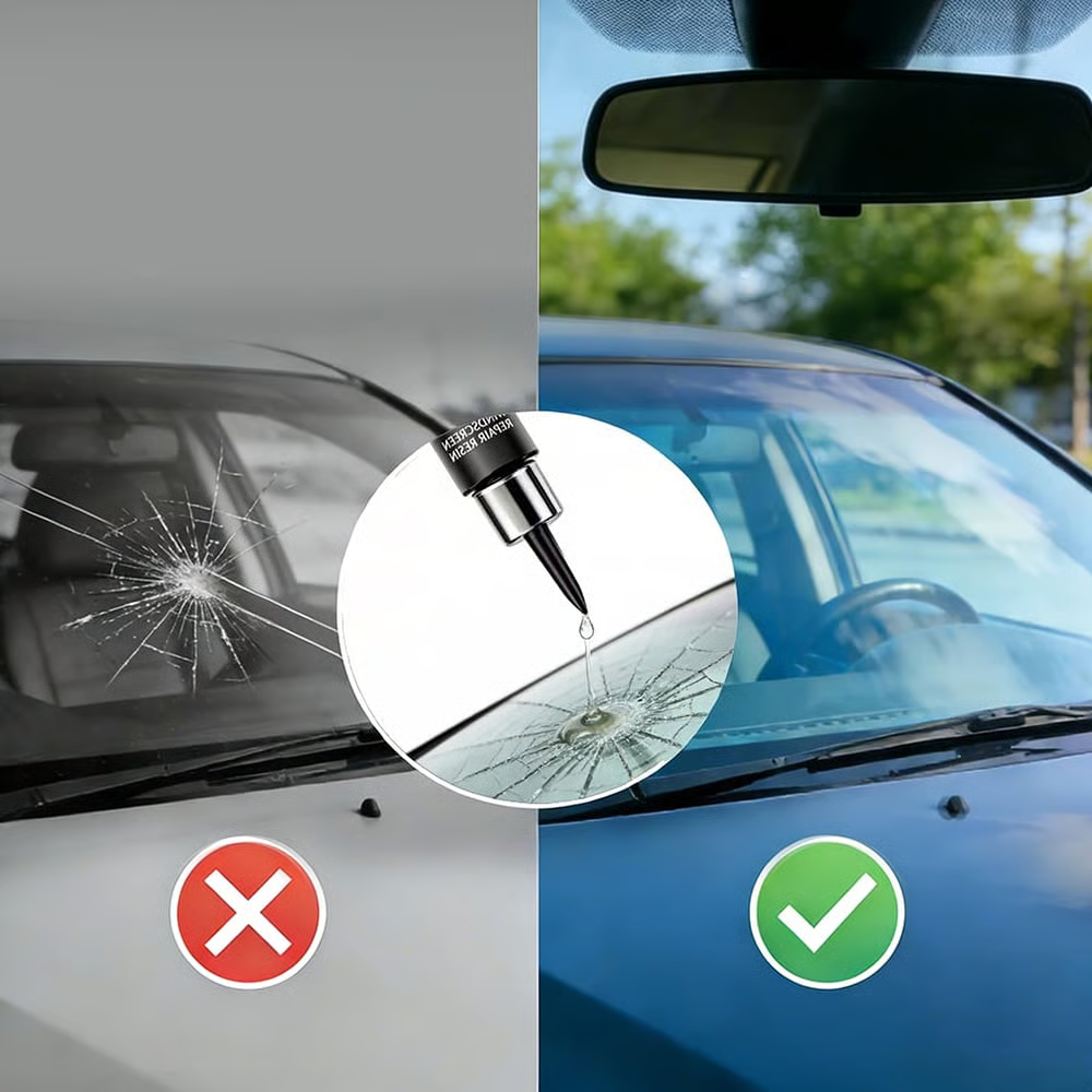 Magic Glass Repair Fluid Kit — Fix Chips & Cracks Instantly (62% OFF Today Only!)