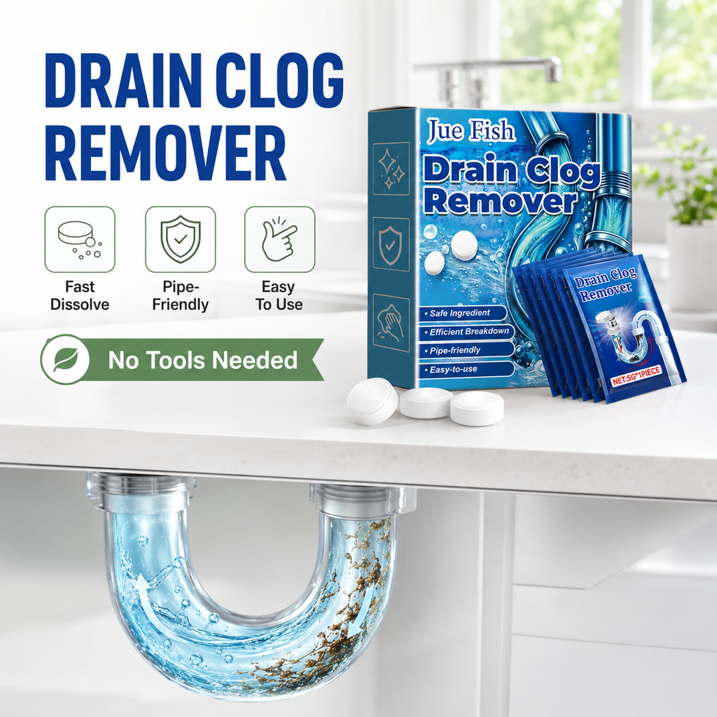 🔥 Last Day BOGO! 🔥 Powerful Fast-Acting Drain Cleaning Tablets