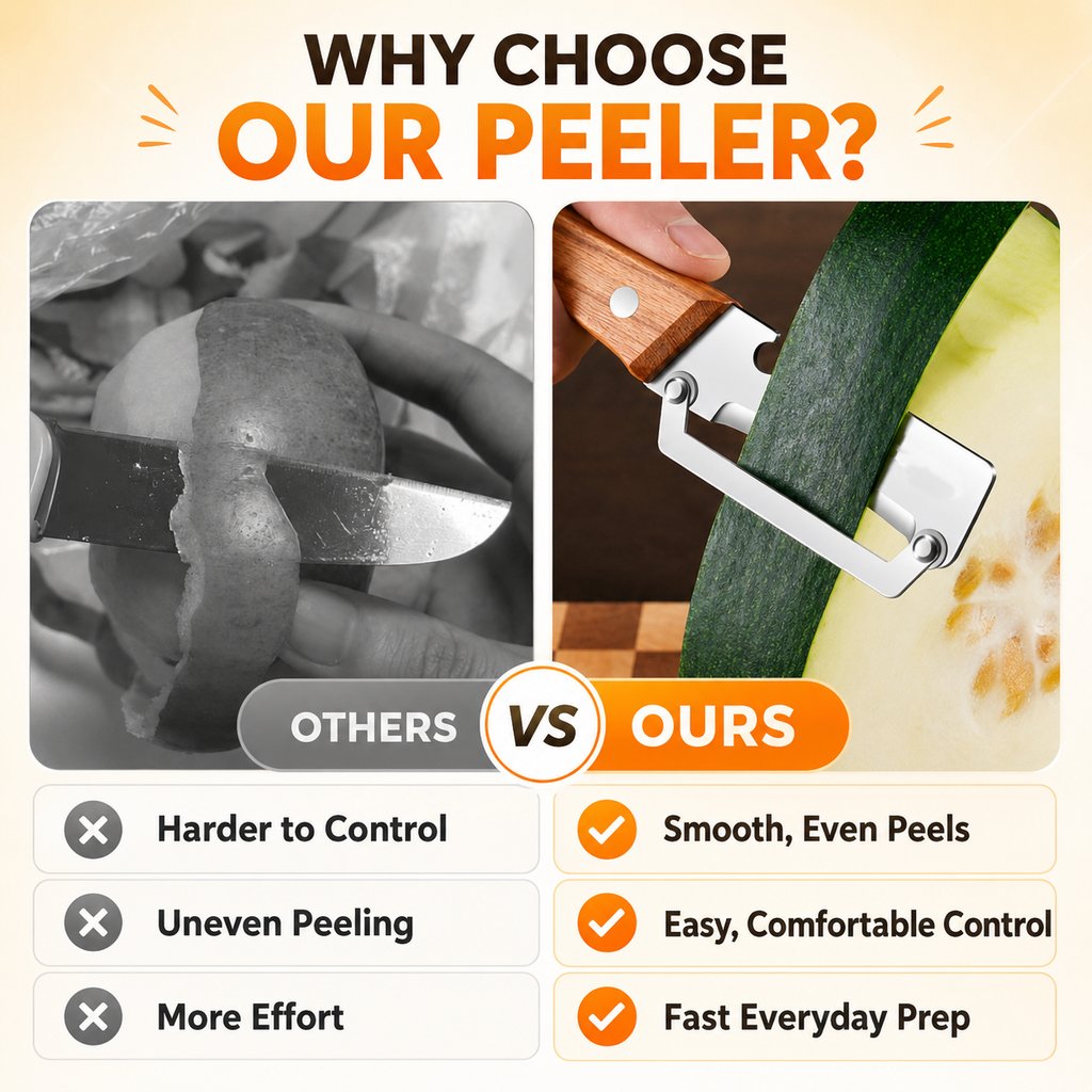 ✨Buy 1 Get 1 Free✨ 2-in-1 Stainless Steel Vegetable Peeler