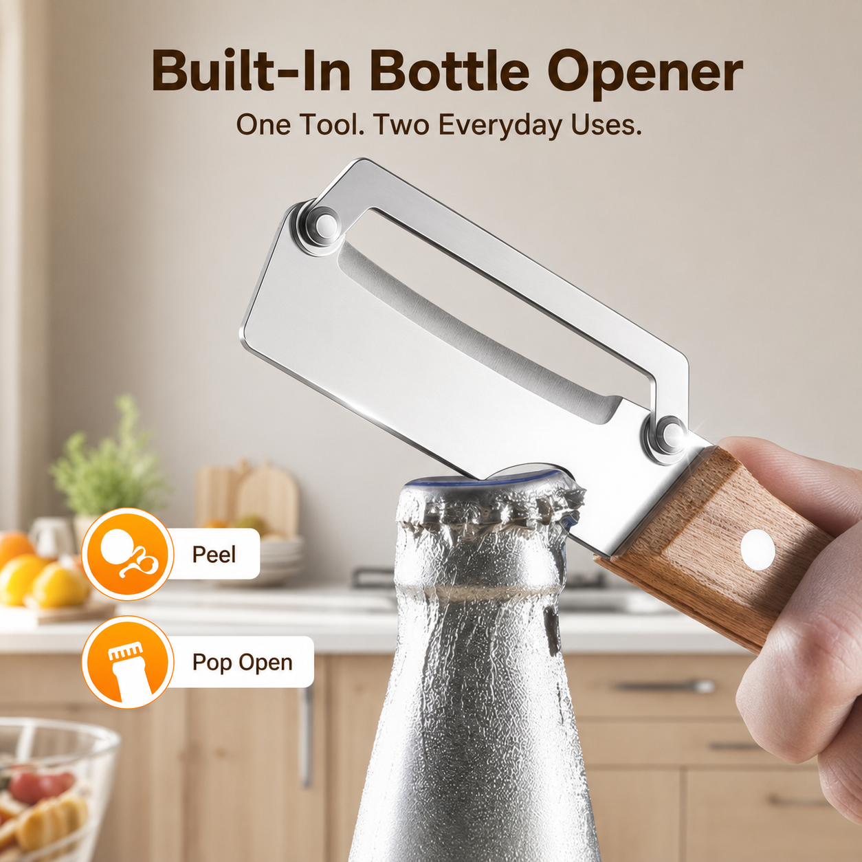 ✨Buy 1 Get 1 Free✨ 2-in-1 Stainless Steel Vegetable Peeler