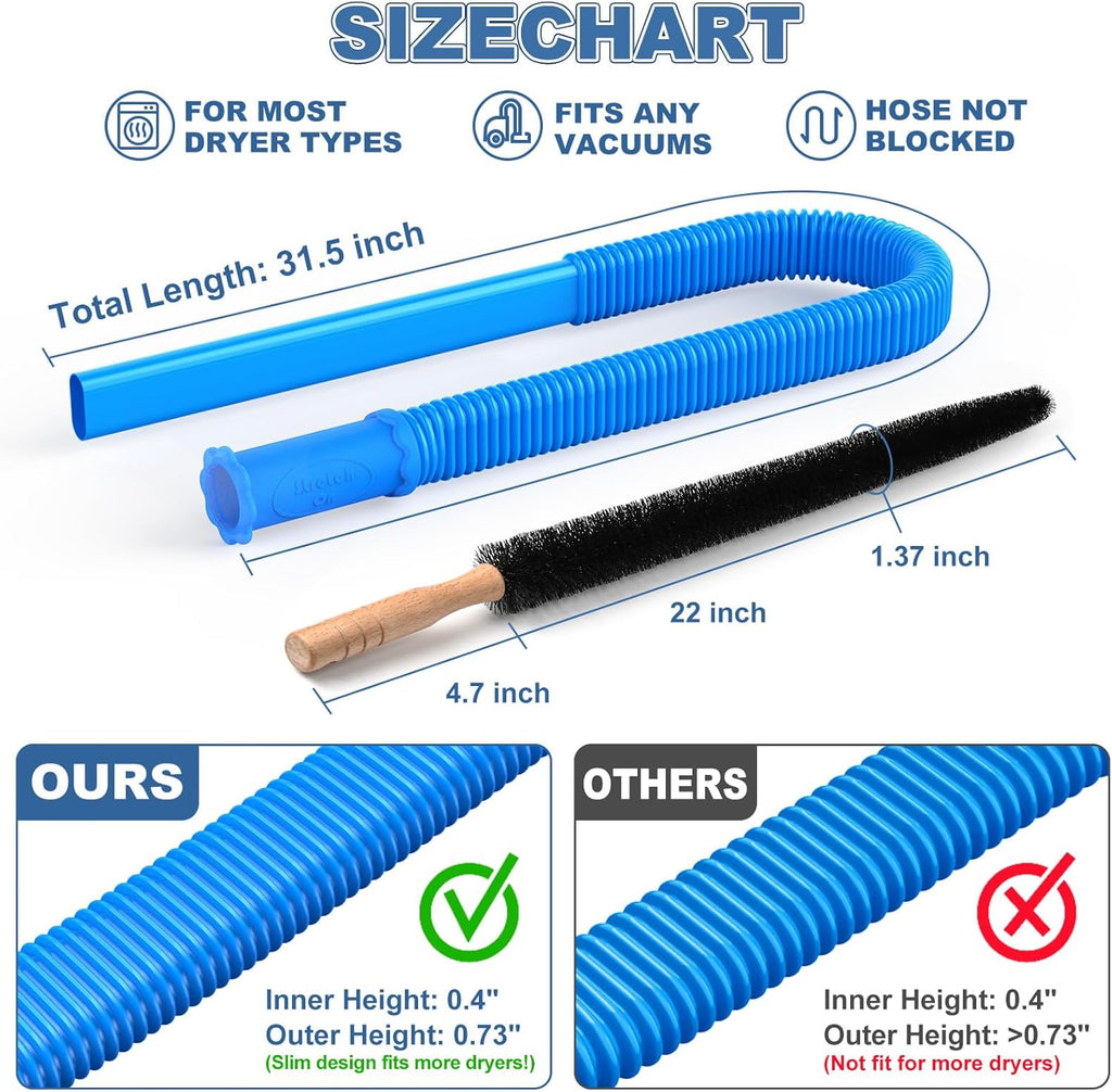 Merivaller Dryer Lint Cleaning Attachment Kit