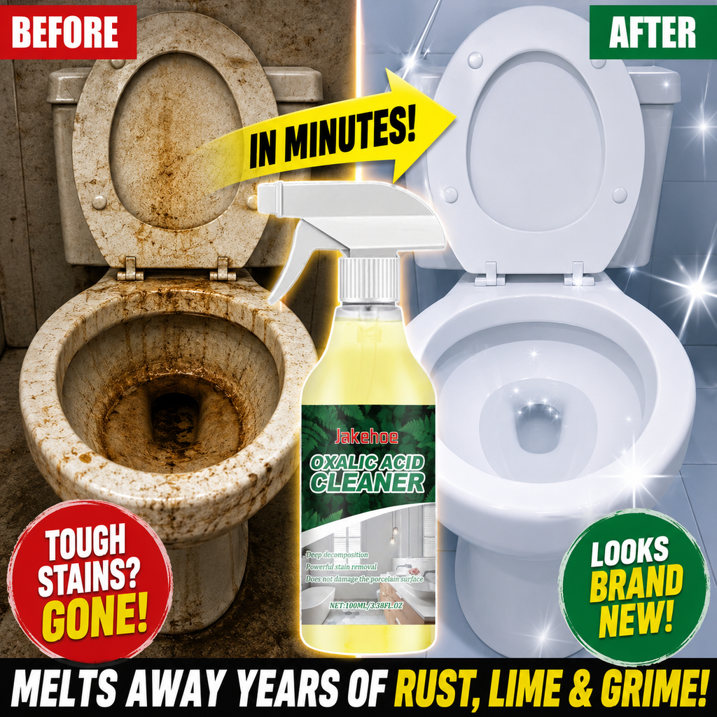Remove Rust, Yellow Rings & Hard Water Stains in Minutes