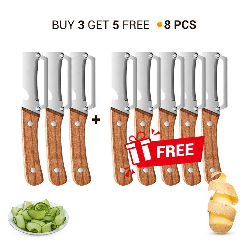 ✨Buy 1 Get 1 Free✨ 2-in-1 Stainless Steel Vegetable Peeler